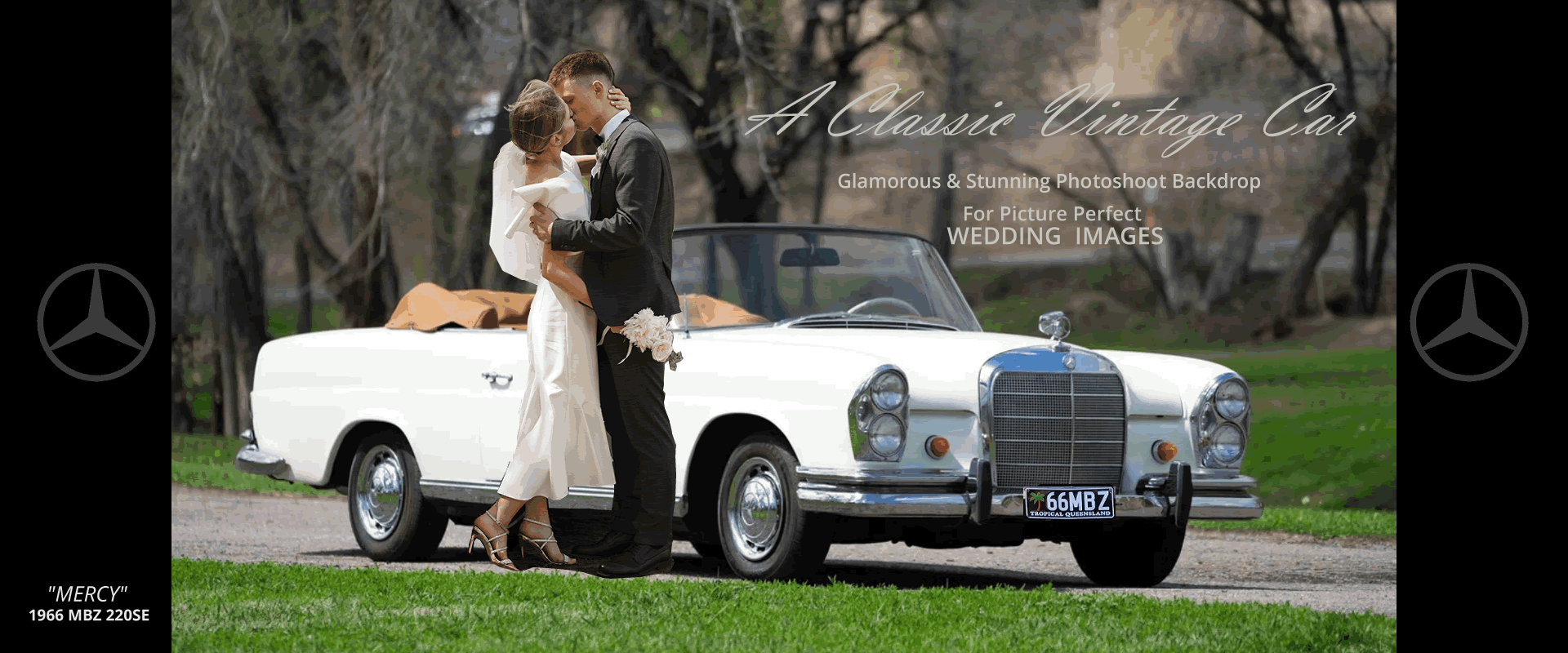 Port Douglas Classic Vintage Car for Wedding Imagery