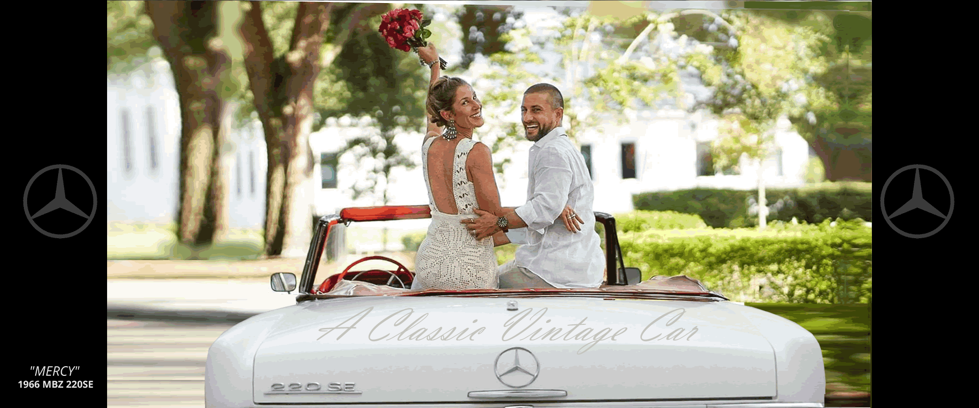 Mercedes Benz Vintqage Car for Wedding images